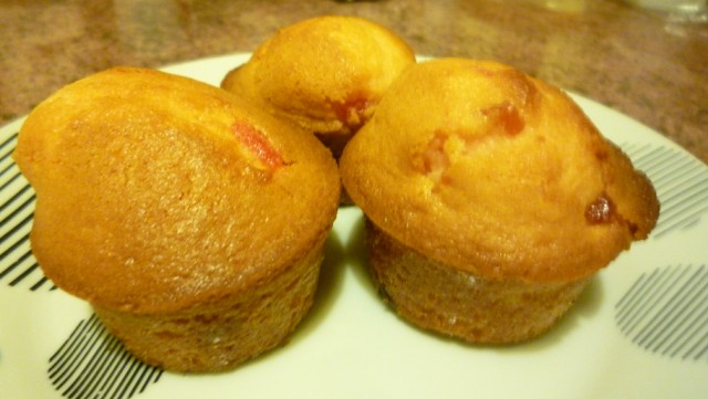 muffins passion-fruits confits